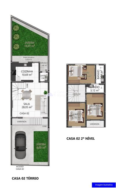 Casa, 3 quartos, 157 m² - Foto 2