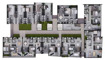 Apartamento, 2 quartos, 61 m² - Foto 1
