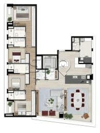 Apartamento, 3 quartos, 185 m² - Foto 4