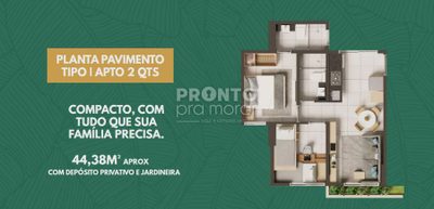 Apartamento, 2 quartos, 40 m² - Foto 3