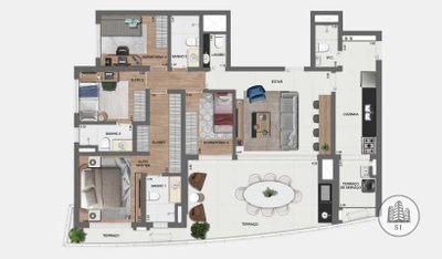 Apartamento, 4 quartos, 142 m² - Foto 4