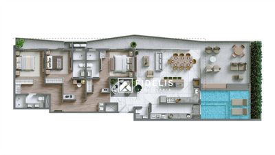 Cobertura, 3 quartos, 158 m² - Foto 2