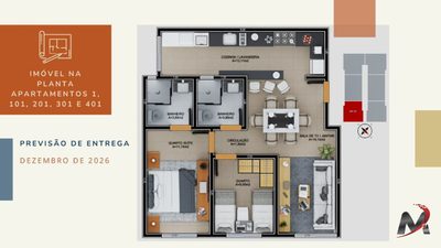 Apartamento, 2 quartos, 67 m² - Foto 4
