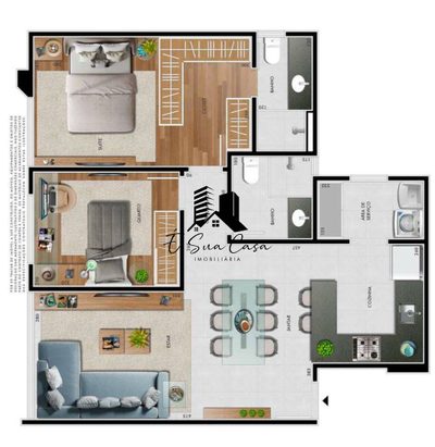 Cobertura, 2 quartos, 132 m² - Foto 3