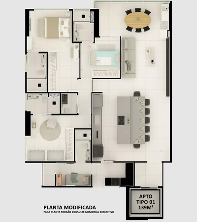Apartamento, 3 quartos, 139 m² - Foto 4