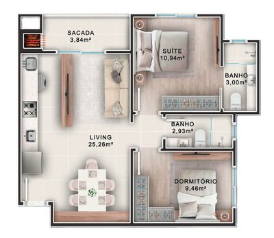 Apartamento, 104 m² - Foto 3