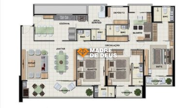 Apartamento, 3 quartos, 110 m² - Foto 2