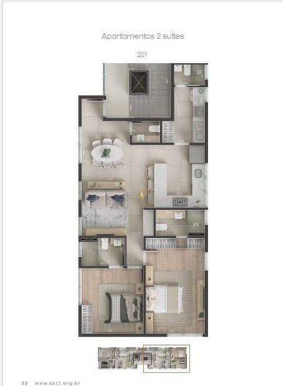 Apartamento, 2 quartos, 92 m² - Foto 2