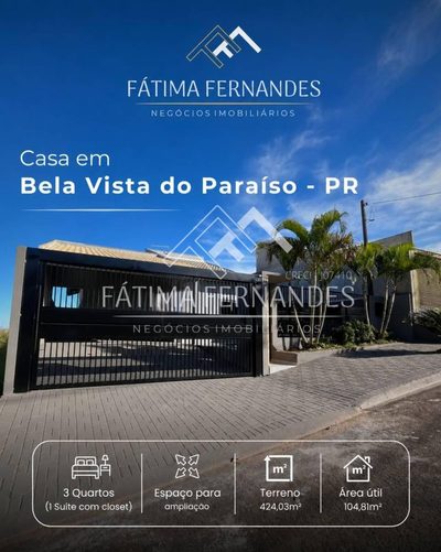 Casa, 3 quartos, 105 m² - Foto 1