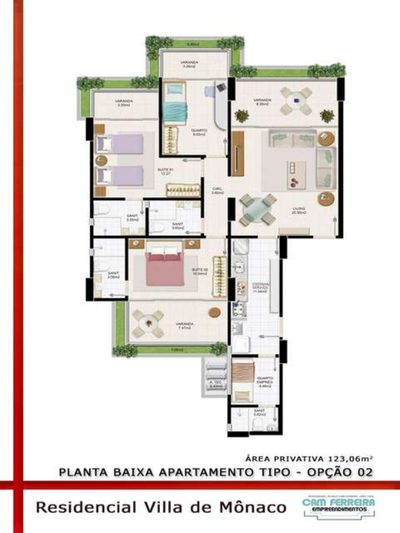 Apartamento, 3 quartos, 123 m² - Foto 5