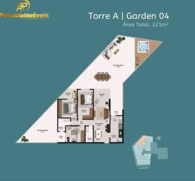 Apartamento, 221 m² - Foto 2
