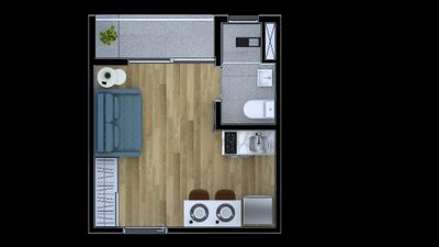Apartamento, 1 quarto, 27 m² - Foto 2
