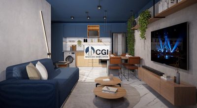 Apartamento, 1 quarto, 39 m² - Foto 1