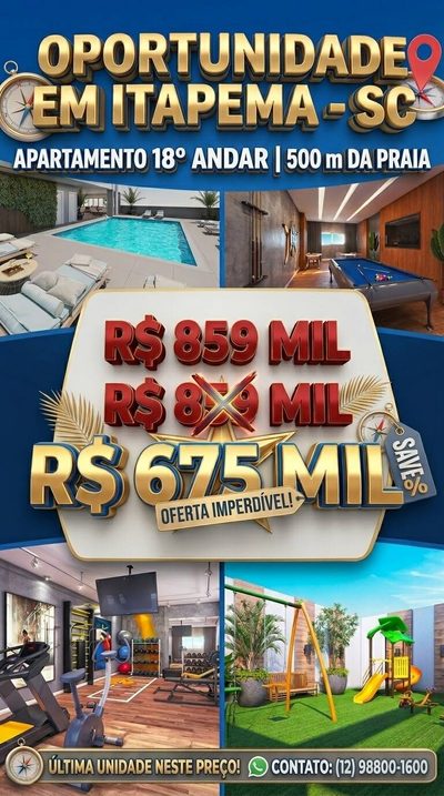 Apartamento, 3 quartos, 70 m² - Foto 1