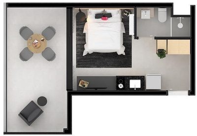 Apartamento, 1 quarto, 24 m² - Foto 3