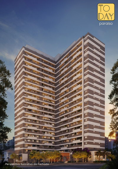 Apartamento, 1 quarto, 29 m² - Foto 1