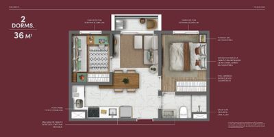 Apartamento, 3 quartos, 54 m² - Foto 3
