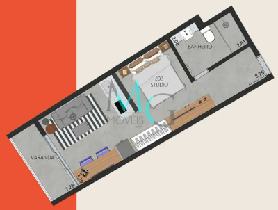 Apartamento, 1 quarto, 59 m² - Foto 4