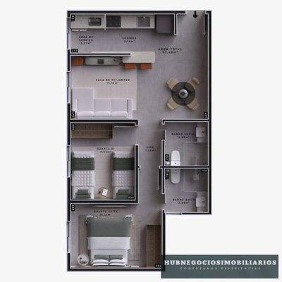 Apartamento, 2 quartos, 55 m² - Foto 5