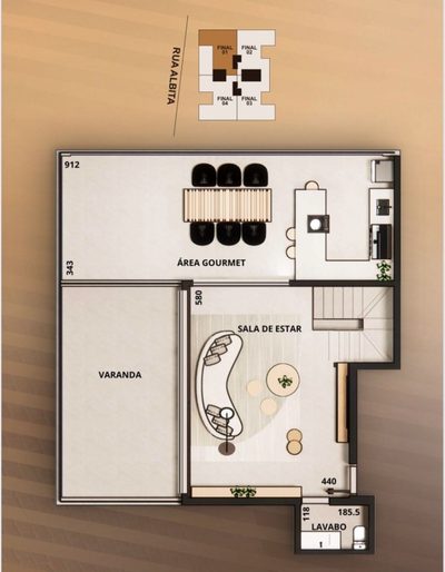Cobertura, 2 quartos, 161 m² - Foto 5