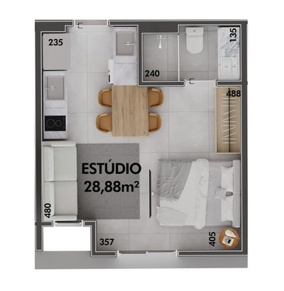 Loft, 50 m² - Foto 1