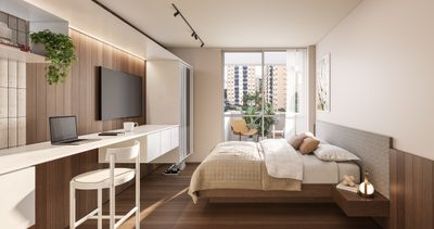 Apartamento, 1 quarto, 37 m² - Foto 1