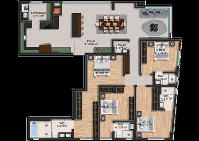 Apartamento, 3 quartos, 108 m² - Foto 5