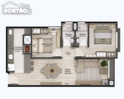 Casa, 2 quartos, 76 m² - Foto 1