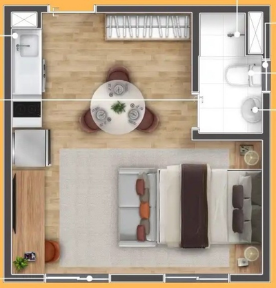 Apartamento, 1 quarto, 24 m² - Foto 4