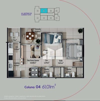 Apartamento, 3 quartos, 83 m² - Foto 4