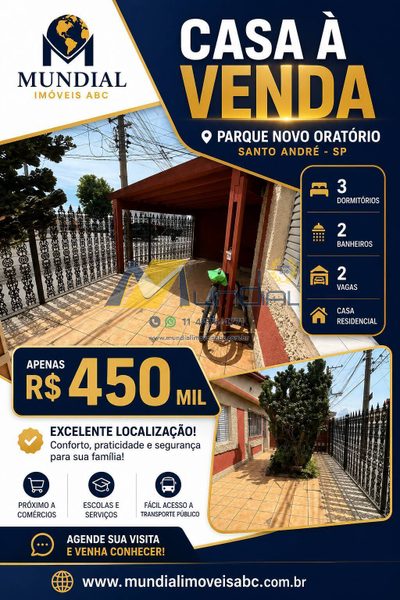 Casa, 3 quartos, 130 m² - Foto 1