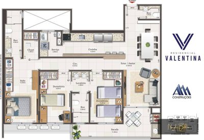 Apartamento, 3 quartos, 110 m² - Foto 5