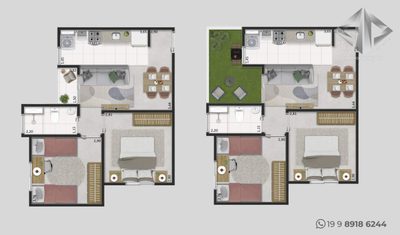Apartamento, 2 quartos - Foto 4