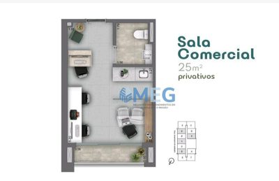 Sala-Conjunto, 25 m² - Foto 3