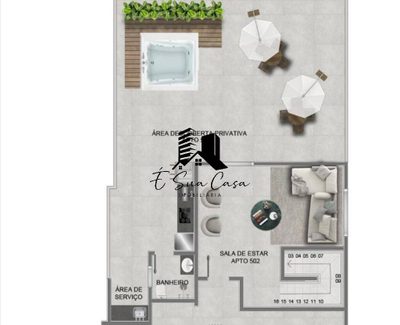 Cobertura, 3 quartos, 204 m² - Foto 3