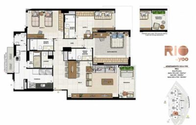 Apartamento, 3 quartos, 148 m² - Foto 1
