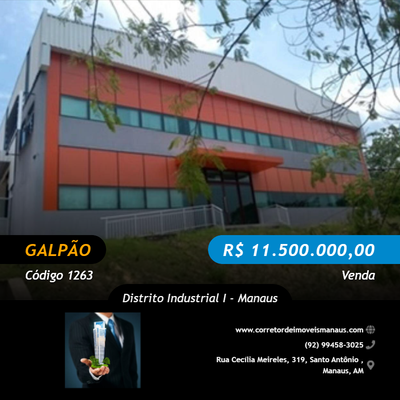 Depósito-Galpão, 2737 m² - Foto 1