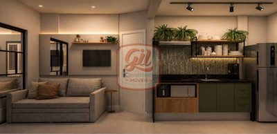 Apartamento, 1 quarto, 35 m² - Foto 1