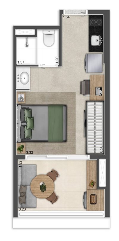 Loja-Salão, 26 m² - Foto 4
