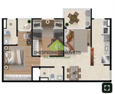 Apartamento, 2 quartos, 66 m² - Foto 1