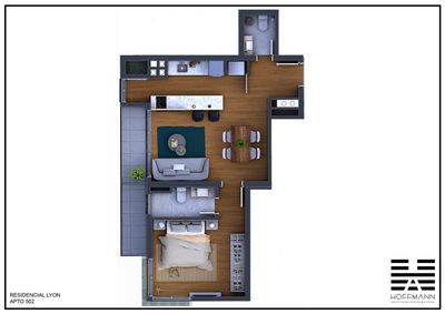 Apartamento, 1 quarto, 76 m² - Foto 3