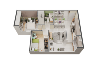 Apartamento, 2 quartos, 40 m² - Foto 3