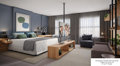 Apartamento, 1 quarto, 47 m² - Foto 1