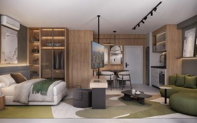 Apartamento, 1 quarto, 48 m² - Foto 1