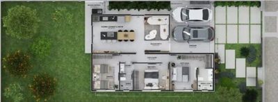 Casa, 3 quartos, 156 m² - Foto 2