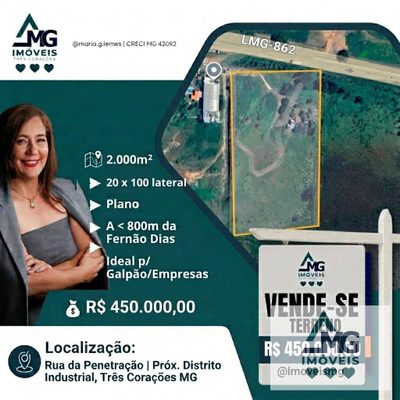 Loteamento e Condomínio, 2000 m² - Foto 1