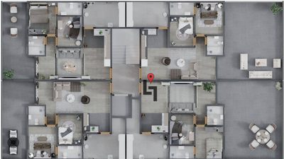 Apartamento, 2 quartos, 72 m² - Foto 3