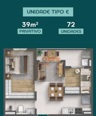 Apartamento, 2 quartos, 39 m² - Foto 4