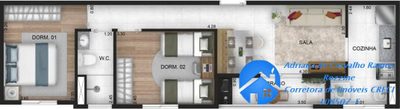 Apartamento, 2 quartos, 47 m² - Foto 4