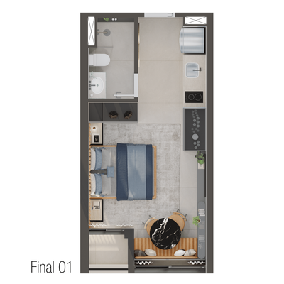 Apartamento, 2 quartos, 52 m² - Foto 5